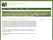 Tablet Screenshot of absintheherbs.com